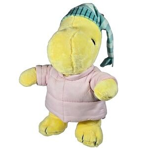 WOODSTOCK 11 in Pink Puffer Jacket Peanuts 2024 Plush‎ NWT Peanuts